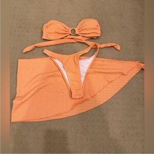 Orange bikini set